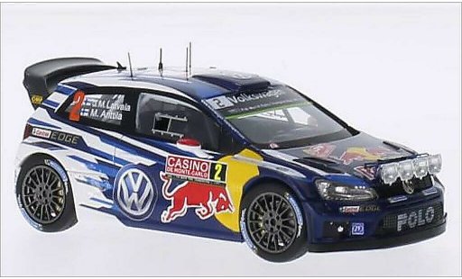 Volkswagen Polo WRC 1/43 Spark R No.2 Motorsport Red Bull Rallye WM Rally Monte Carlo 2015 /M.Antilla miniature
