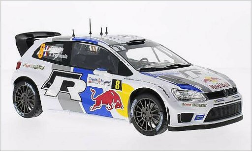 Volkswagen Polo WRC 1/18 Norev R No.8 Red Bull Rallye de France 2013 /J.Ingrassia miniature