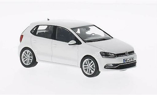 Volkswagen Polo Base 1/43 Herpa V (6C) blanche 5-Turer 2014 miniature