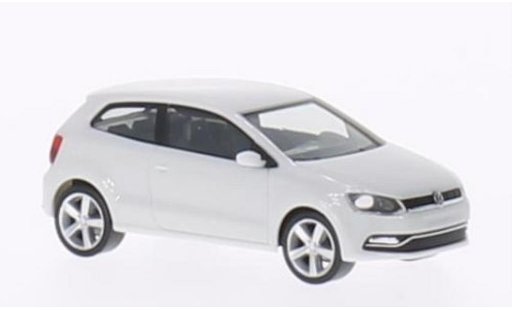 Volkswagen Polo Base 1/87 Herpa V (Typ 6C) 3-turig blanche 2014 miniature