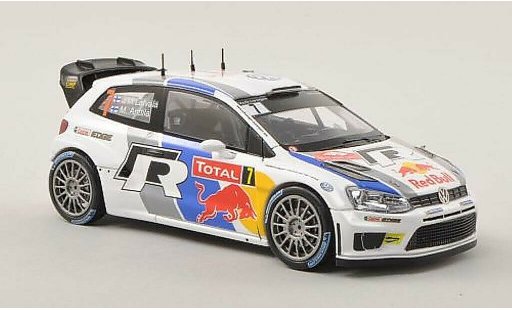 Volkswagen Polo WRC 1/43 Spark No.7 Red Bull Rallye Monte Carlo 2013 miniature