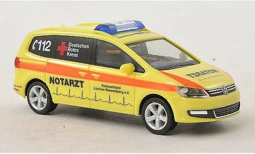 Volkswagen Sharan Base 1/87 Herpa DRK Luchow - Notarzt miniature