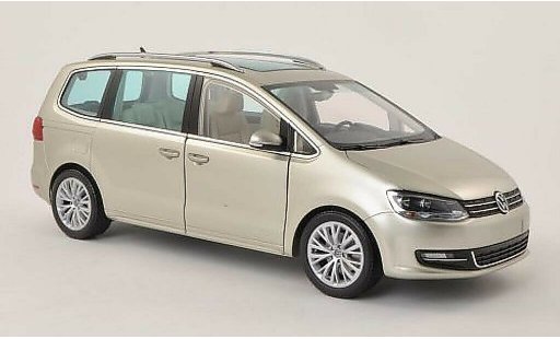 Volkswagen Sharan Base 1/18 Minichamps II grise-beige 2010 miniature