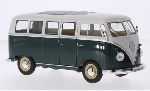 Miniature Volkswagen T1 1/24 Welly Bus grü 1:24 Volkswagen T1 1/24 Welly Bus grü 1:24 miniature