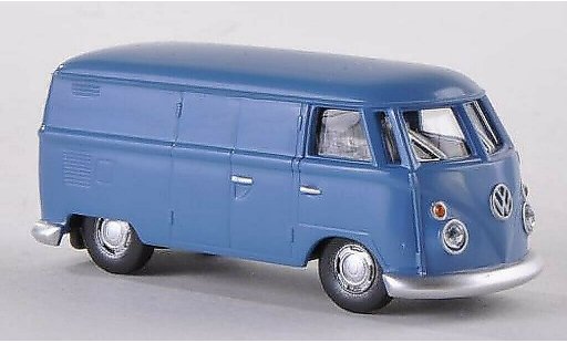 Volkswagen T1 Base 1/87 Herpa fourgon bleu miniature