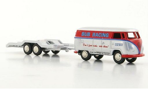 Volkswagen T1 Base 1/87 Bub fourgon BUB Racing avec 2-Achs-Anhanger Martini Racing 2006 miniature