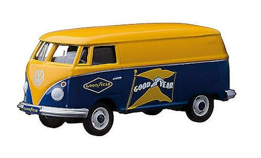 Volkswagen T1 Base 1/64 Greenlight fourgon Goodyear miniature