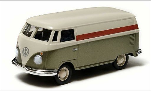 Volkswagen T1 Base 1/64 Greenlight Fourgon beige/gold miniature