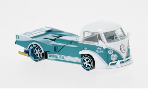 Volkswagen T1 1/64 Mini GT Pick Up bleue/blanche 1972 1:64 miniature