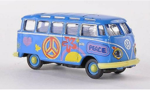 Volkswagen T1 Base 1/87 Schuco Samba Flower Power miniature
