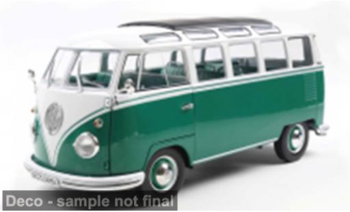Volkswagen T1 1/18 Solido Samba verte/blanche 1962 1:18 miniature