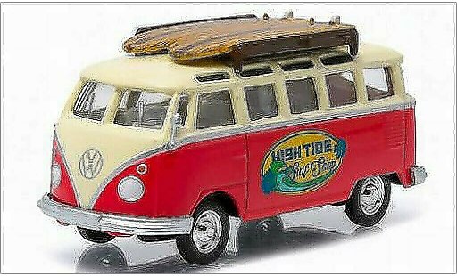Volkswagen T1 Base 1/64 Greenlight Samba High Tide Surf Shop miniature