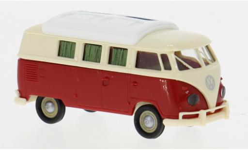Volkswagen T1 1/87 Brekina b Camper beige/rouge 1960 1:87 miniature