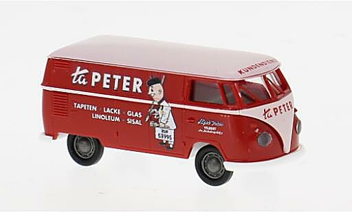 Miniature Volkswagen T1 b Kasten 1960 Ta Peter 1/87 Brekina