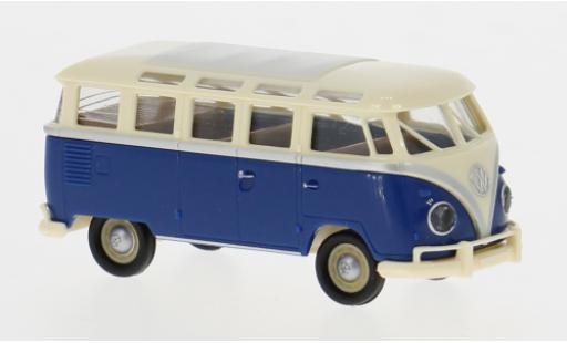 Volkswagen T1 1/87 Brekina b Samba beige/bleue 1960 1:87 miniature