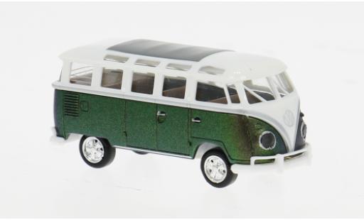 Volkswagen T1 1/87 Brekina b Samba blanche/verte 1960 1:87