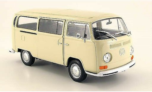 Volkswagen T2 B 1/24 Welly Bus beige 1972 miniature