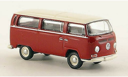 Volkswagen T2 Base 1/87 Bub Bus L rouge/blanche miniature
