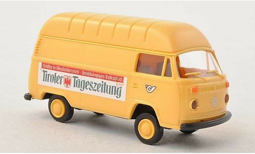 Volkswagen T2 Base 1/87 Brekina Hochtoit-fourgon osterreichische Post / Tiroler Tageszeitung (A) miniature