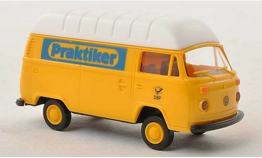 Volkswagen T2 Base 1/87 Brekina Hochtoit-fourgon Praktiker - Deutsche Bundespost miniature