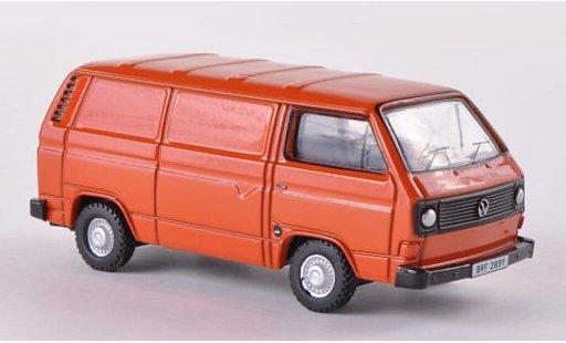 Volkswagen T2 Base 1/76 Oxford fourgon orange miniature
