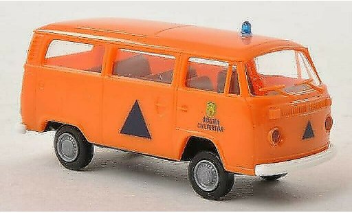 Volkswagen T2 Base 1/87 Brekina Break Grasten Civilforsvar (DK) miniature