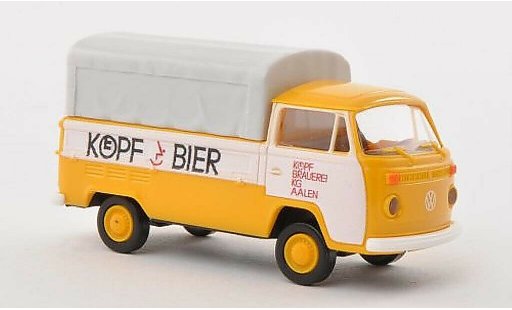 Volkswagen T2 Base 1/87 Brekina plateau Kopf Bier miniature