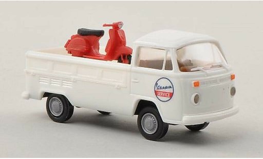 Volkswagen T2 Base 1/87 Brekina plateau Vespa Service avec Ladegut miniature