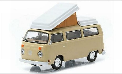 Volkswagen T2 A 1/64 Greenlight Westfalia beige 1970 miniature