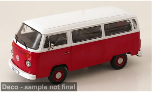 Volkswagen T2 1/18 KK Scale b Bus rouge/blanche 1972 1:18