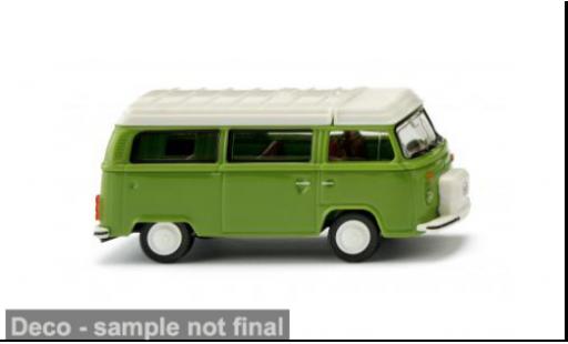 Volkswagen T2 1/87 Wiking b Campingbus verte/beige 1972 1:87 miniature