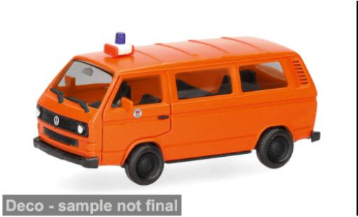 Volkswagen T3 1/87 Herpa Bus orange Berliner Feuerwehr 1:87 miniature