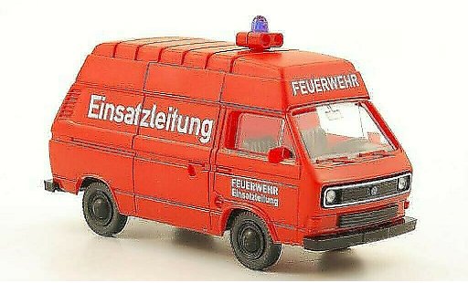 Volkswagen T3 Base 1/87 Wiking Hochtoitfourgon Pompiers Einsatzleitung miniature