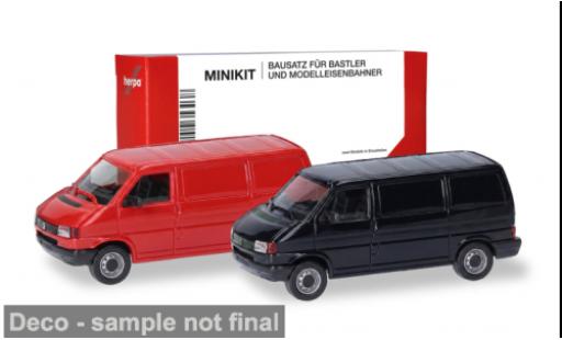 Volkswagen T4 1/87 Herpa MiniKit Kasten rouge/noire 1:87 miniature