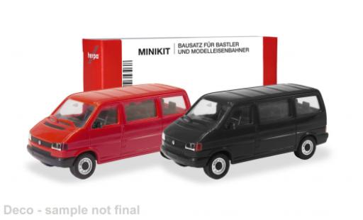 Volkswagen T4 1/87 Herpa MiniKit rouge/noire 1:87 miniature