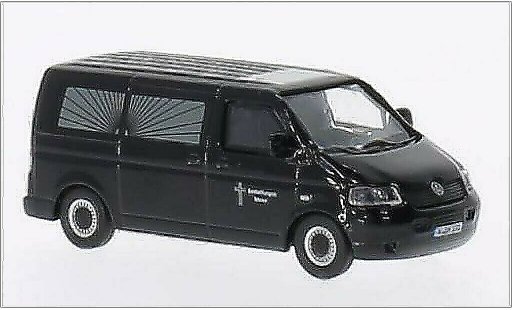 Volkswagen T5 Base 1/87 Schuco Bestattungswagen Meier noire miniature