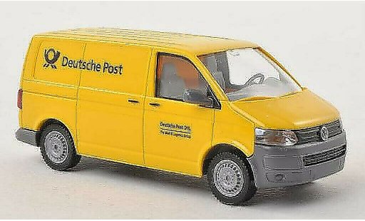 Volkswagen T5 Base 1/87 Wiking fourgon Deutsche Post miniature