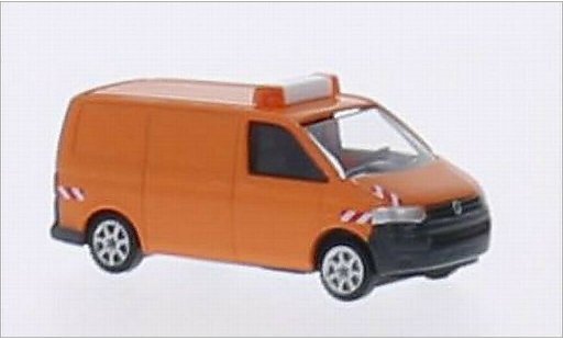 Volkswagen T5 Base 1/160 Wiking fourgon orange Kommunaldienst miniature