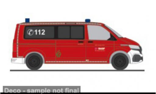 Volkswagen T6 1/87 Rietze .1 BASF Werkfeuerwehr M&uuml;nster 1:87 miniature