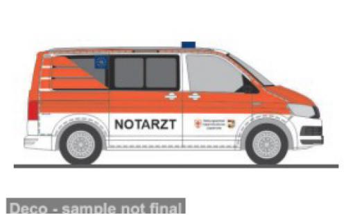 Volkswagen T6 1/87 Rietze Notarzt Rettungsdienst Halle/Saale 1:87 miniature