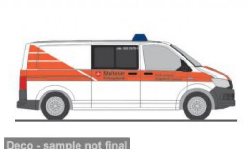 Volkswagen T6 1/87 Rietze Rettungshunde Malteser Schw&auml;bisch Gm&uuml;nd 1:87 miniature