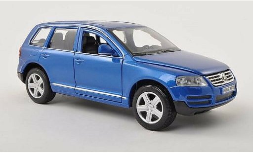Volkswagen Touareg Base 1/24 Burago I bleu miniature