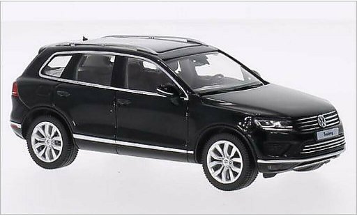 Volkswagen Touareg Base 1/43 Herpa II noire 2014 miniature