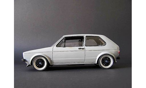 Volkswagen Golf GTI 1/18 Solido grise jantes tsw 18 pouces pinstriping miniature