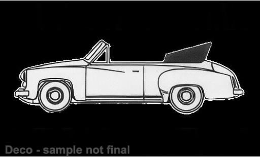 Wartburg 311 1/87 Brekina Cabriolet blanche 1959 1:87 miniature