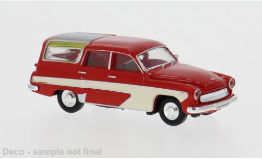 Wartburg 311 1/87 Brekina Camping rouge/blanche 1959 1:87 miniature