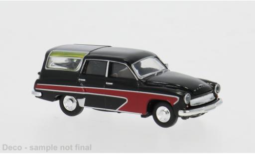 Wartburg 311 1/87 Brekina Camping noire/rouge 1959 1:87 miniature
