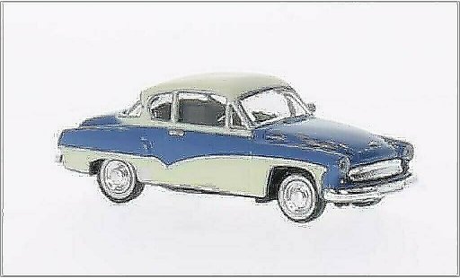 Wartburg 311 Coupe 1/87 Brekina bleu/beige miniature
