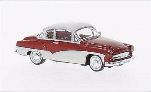 Wartburg 311 Coupe 1/87 Brekina rouge/blanche miniature