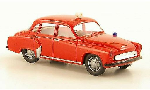 Wartburg 311 Base 1/87 Brekina Pompiers miniature
